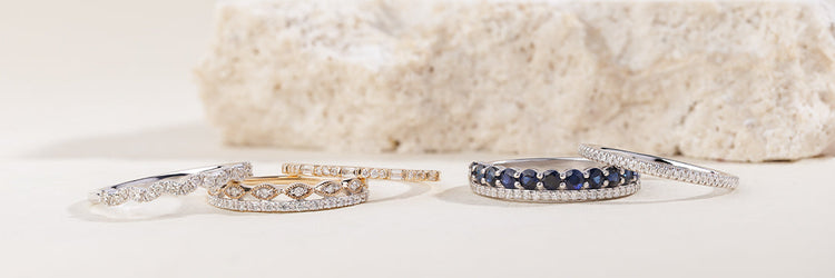 Stackable Rings collection at Riddle's Jewelry