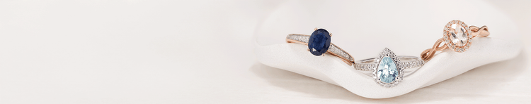 Gemstone Engagement collection at Riddle's Jewelry