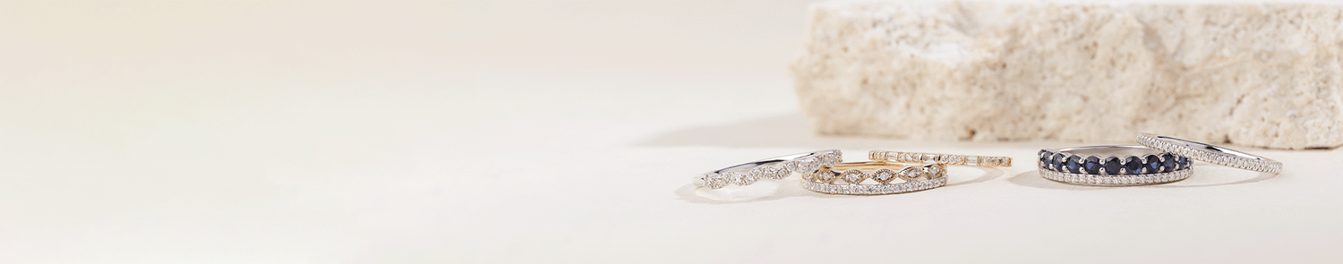 Stackable Rings collection at Riddle's Jewelry