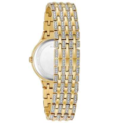 Bulova Ladies' Phantom Stainless Steel Watch close-up detail