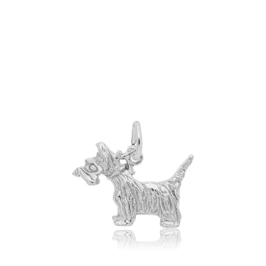Scottie Dog Charm in Sterling Silver