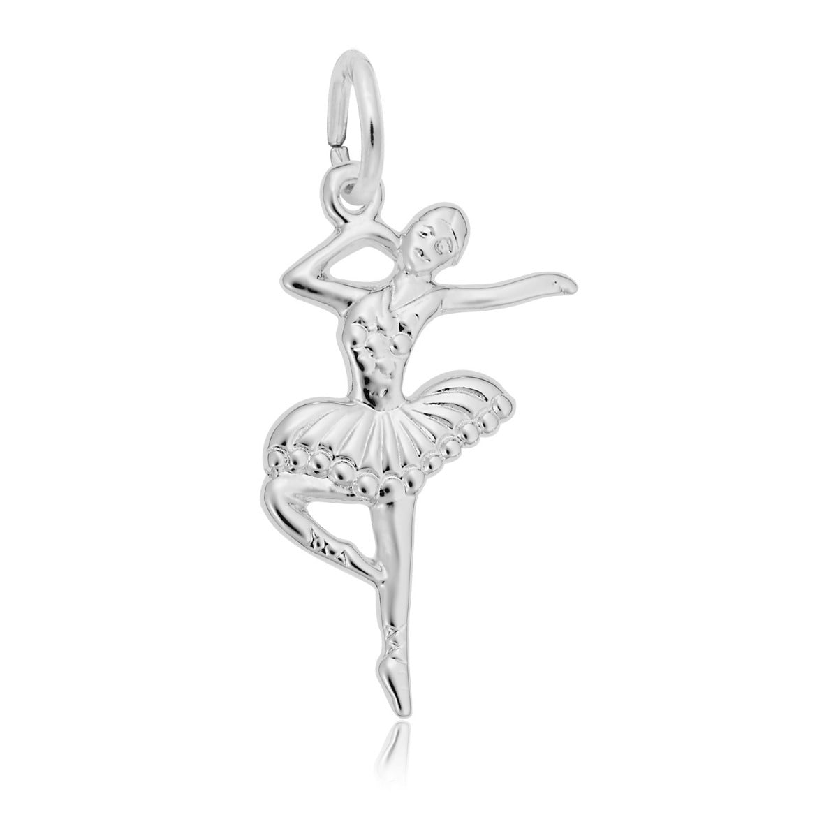 Ballerina Charm in Sterling Silver