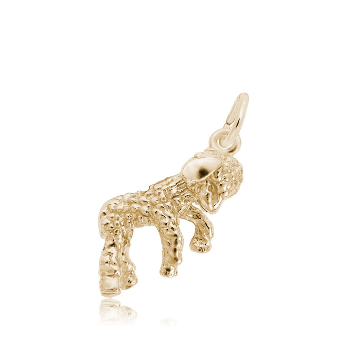 Lamb Charm in 14K Yellow Gold
