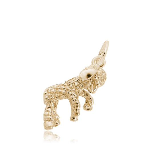 Lamb Charm in 14K Yellow Gold