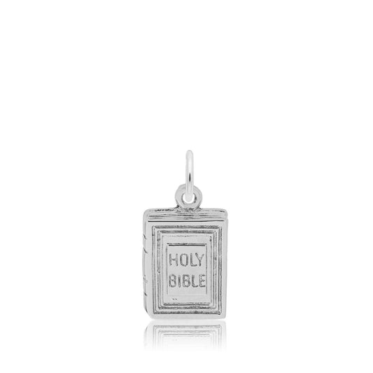 Holy Bible Charm in Sterling Silver
