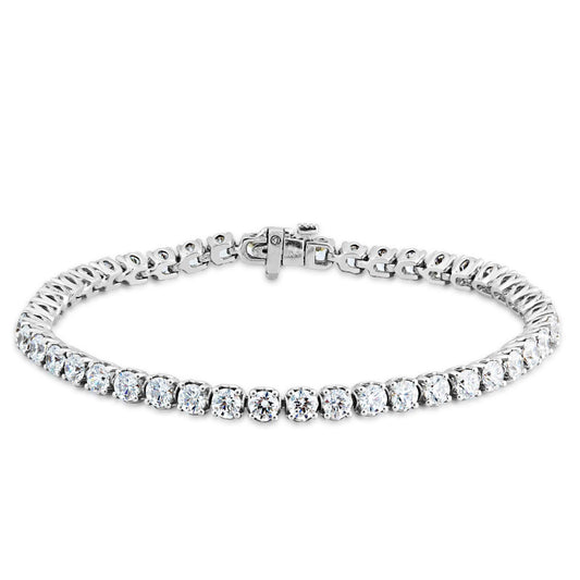 3 ct. tw. Diamond Fashion Line Bracelet in 10K White Gold