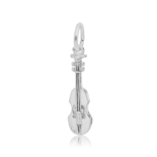 Violin Charm in Sterling Silver