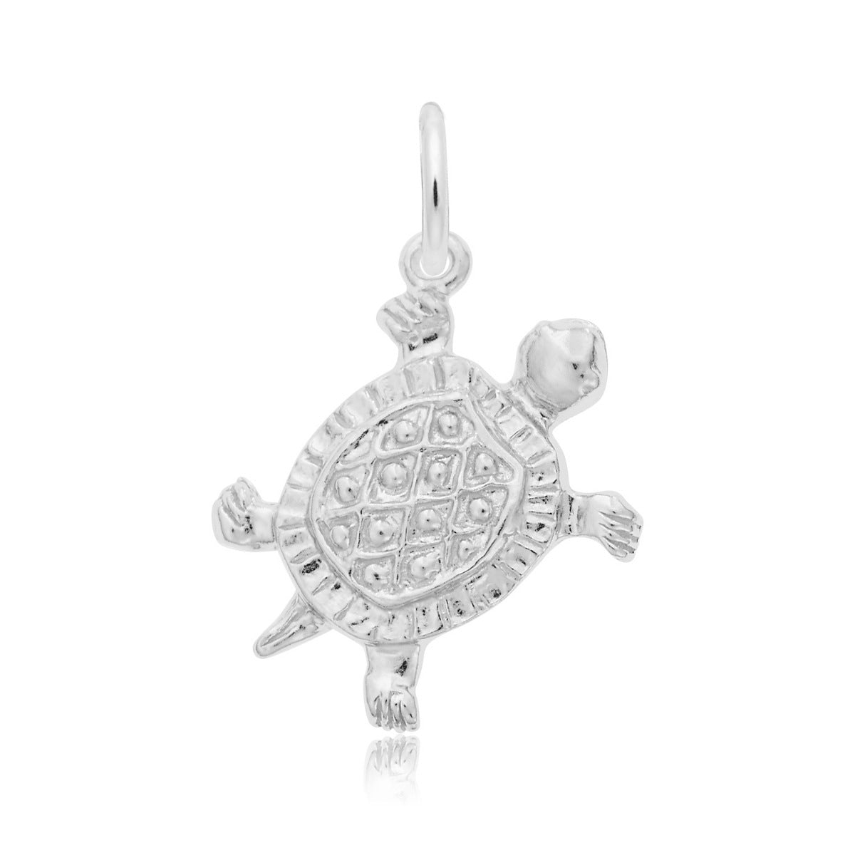 Turtle Charm in Sterling Silver