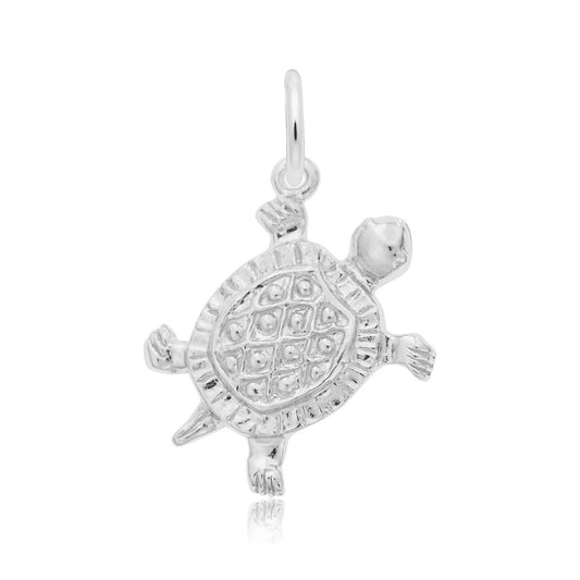 Turtle Charm in Sterling Silver