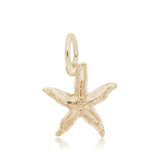 Starfish Charm in 14K Yellow Gold