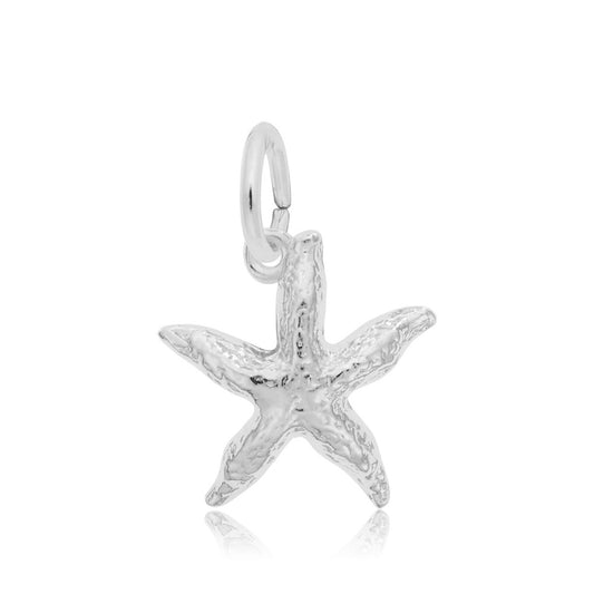 Starfish Charm in Sterling Silver