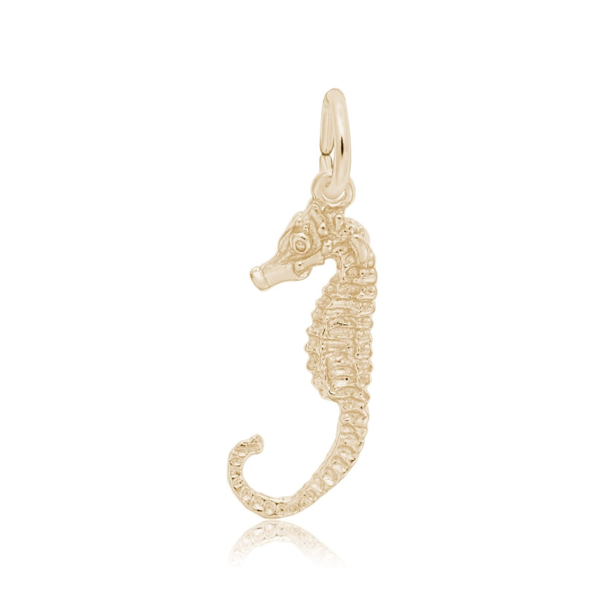 Seahorse Charm in 14K Yellow Gold
