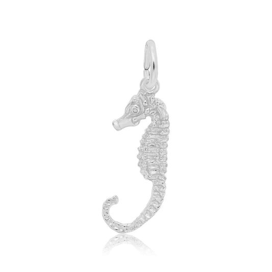Seahorse Charm in Sterling Silver