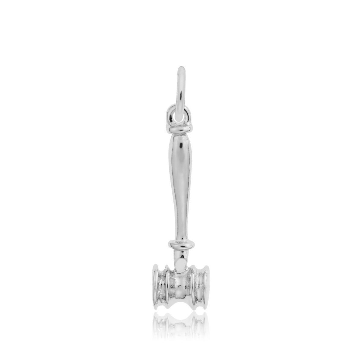 Gavel Charm in Sterling Silver