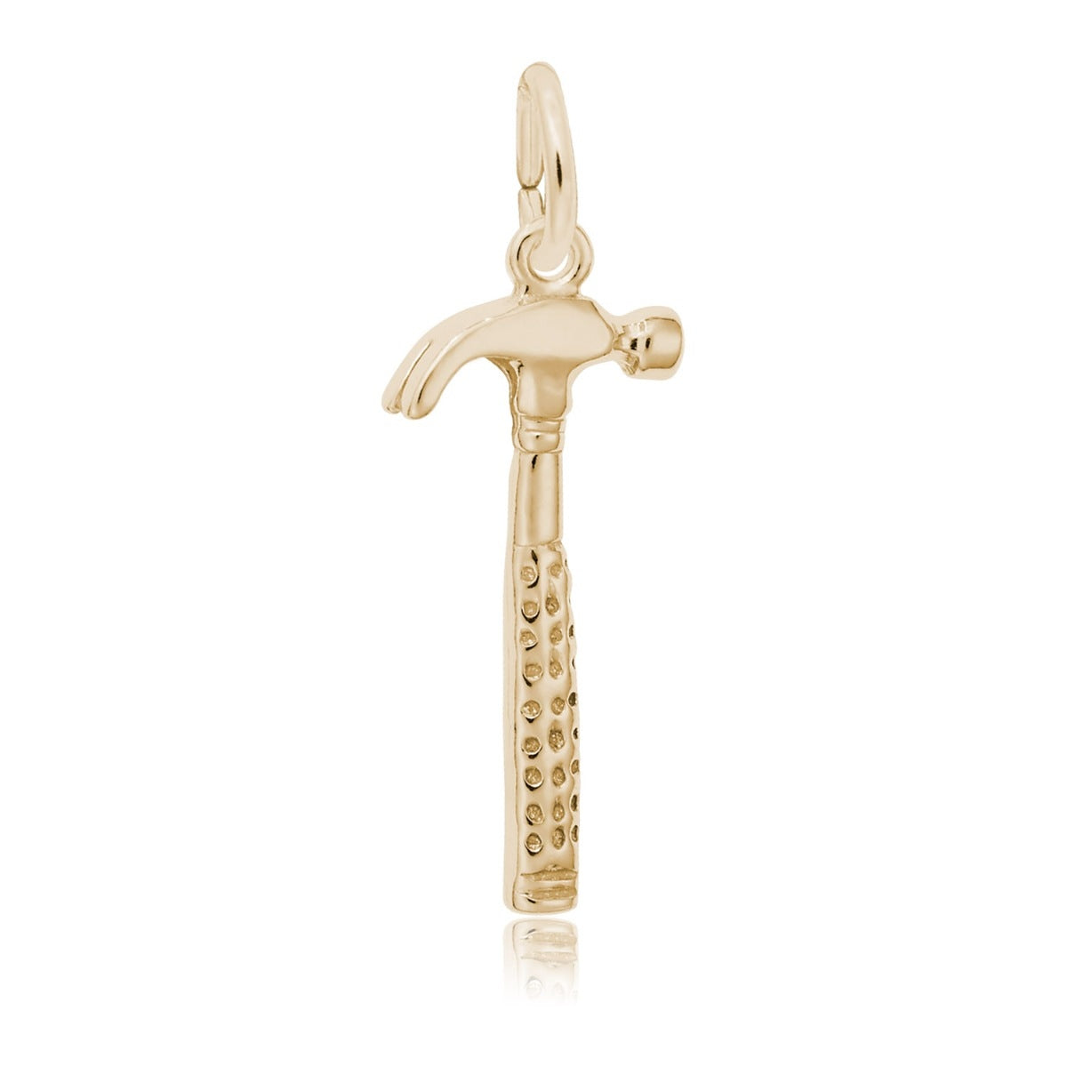 Hammer Charm in 14K Yellow Gold