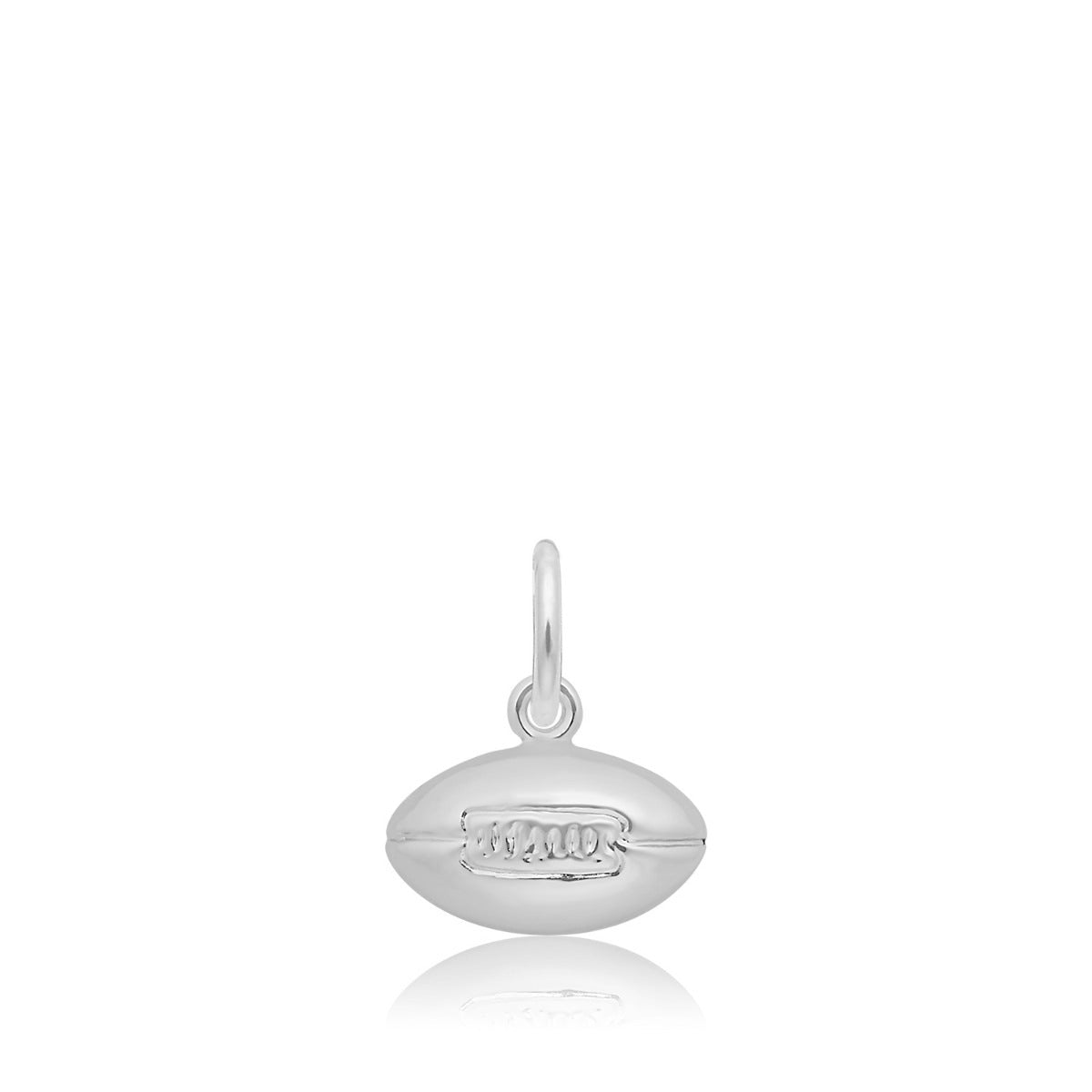 Football Charm in Sterling Silver