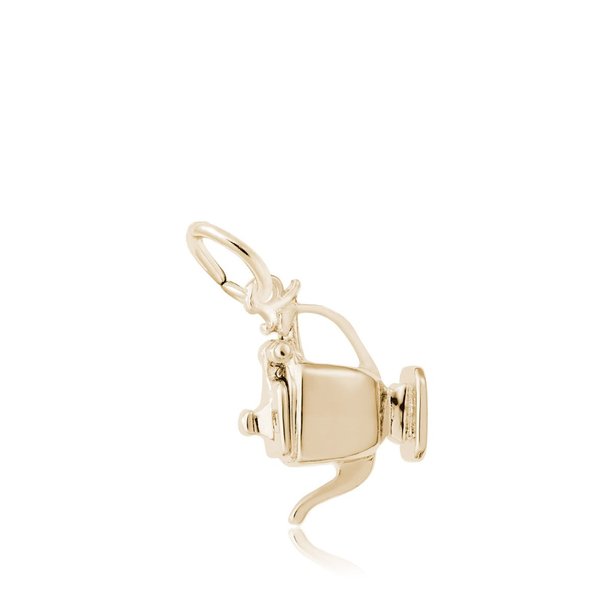Teapot Charm in 14K Yellow Gold