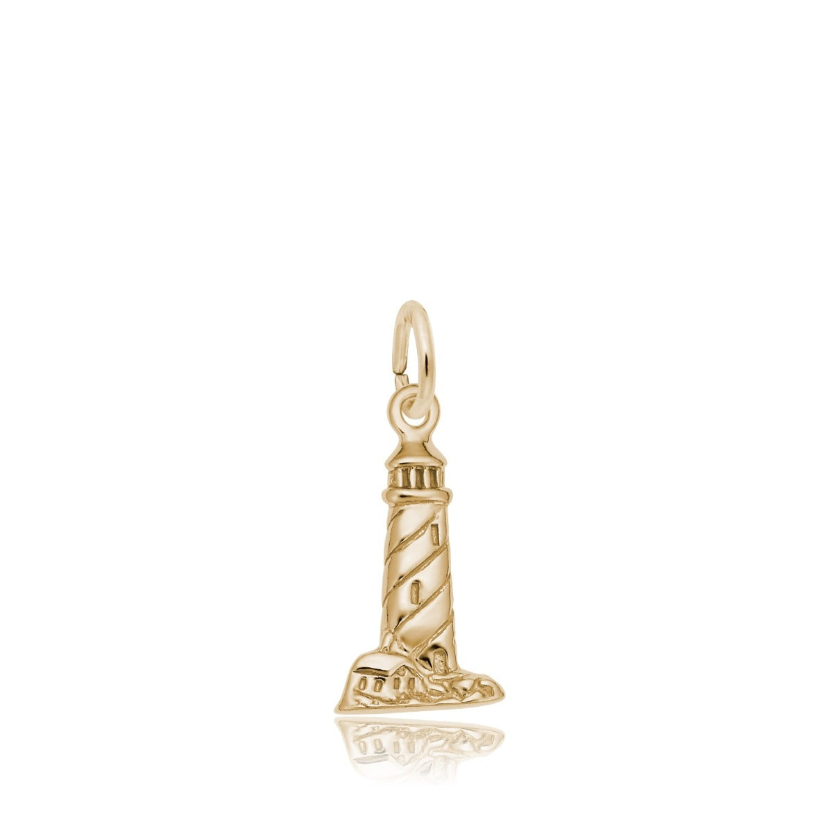 Lighthouse Charm in 14K Yellow Gold