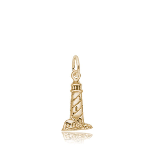 Lighthouse Charm in 14K Yellow Gold