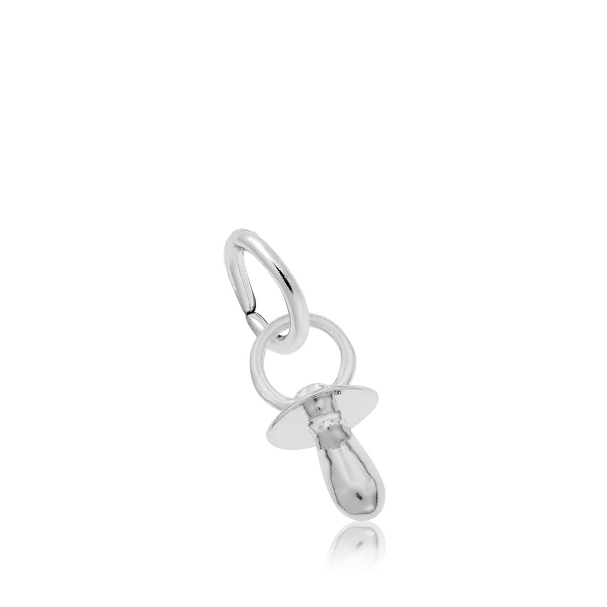 Pacifier Charm in Sterling Silver