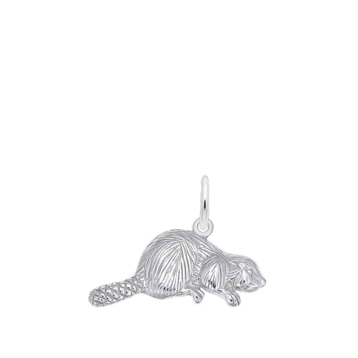 Beaver Charm in Sterling Silver