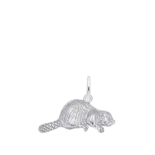 Beaver Charm in Sterling Silver
