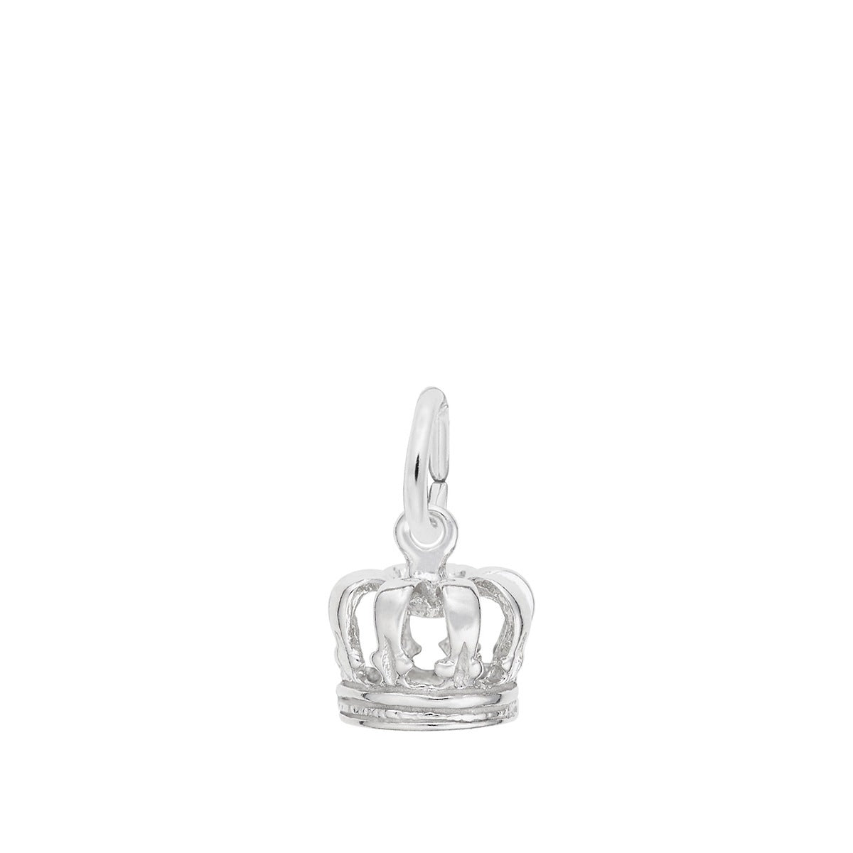 Crown Charm in Sterling Silver