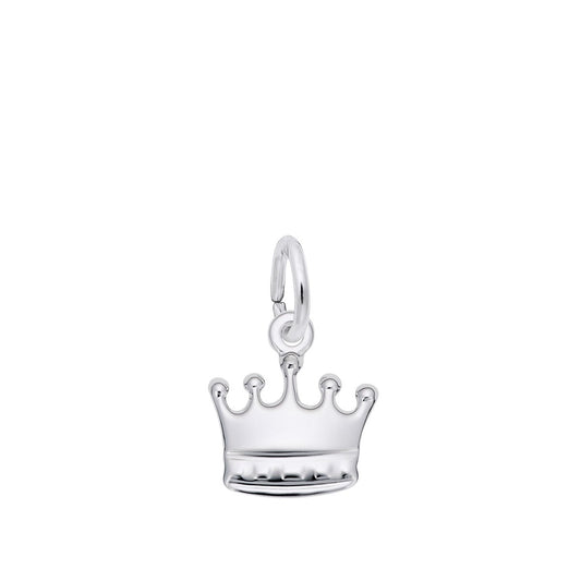 Crown Charm in 14K Yellow Gold