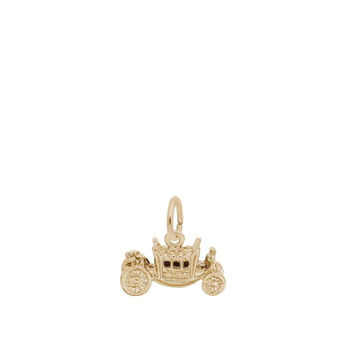 Royal Carraige Charm in 14K Yellow Gold