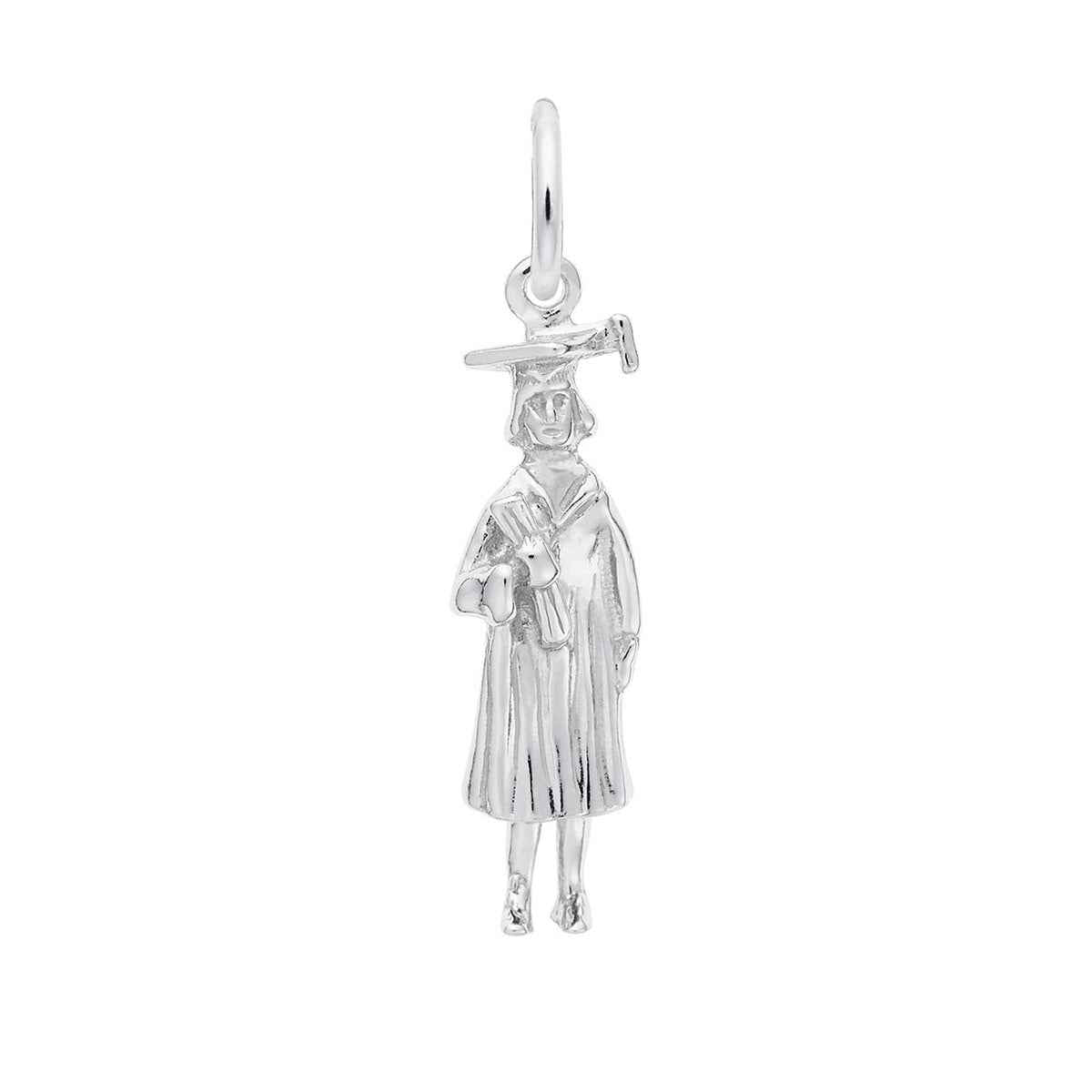 Graduate Charm in Sterling Silver