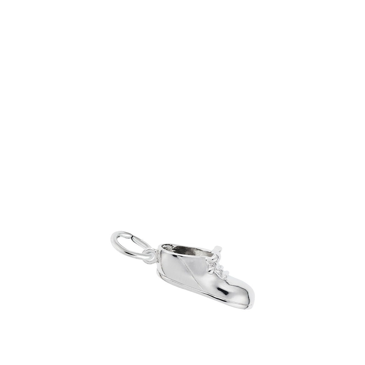 Baby Shoe Charm in Sterling Silver