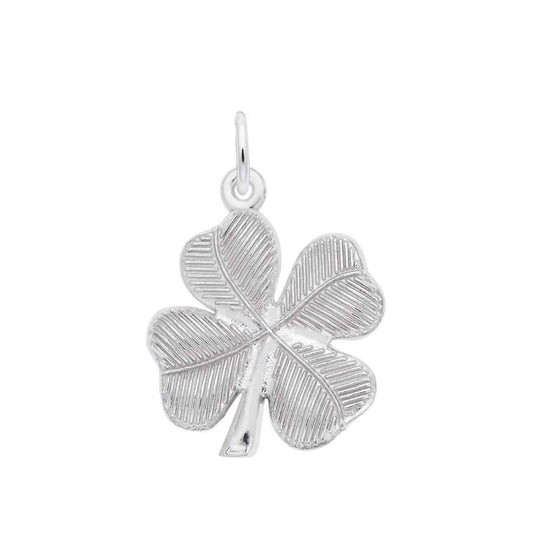 Four Leaf Clover Charm in Sterling Silver