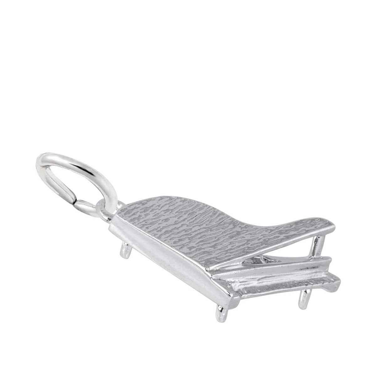 Grand Piano Charm in Sterling Silver