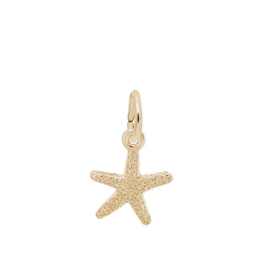 Starfish Charm in 14K Yellow Gold