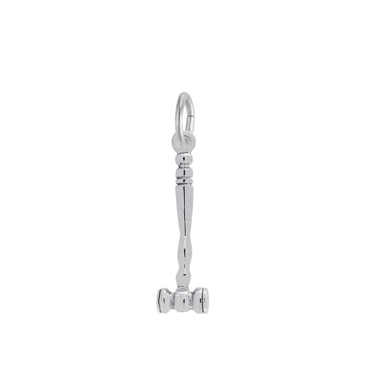 Gavel Charm in Sterling Silver