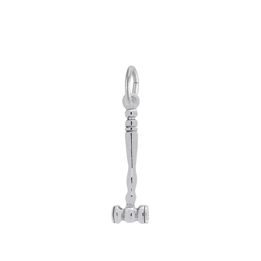 Gavel Charm in Sterling Silver