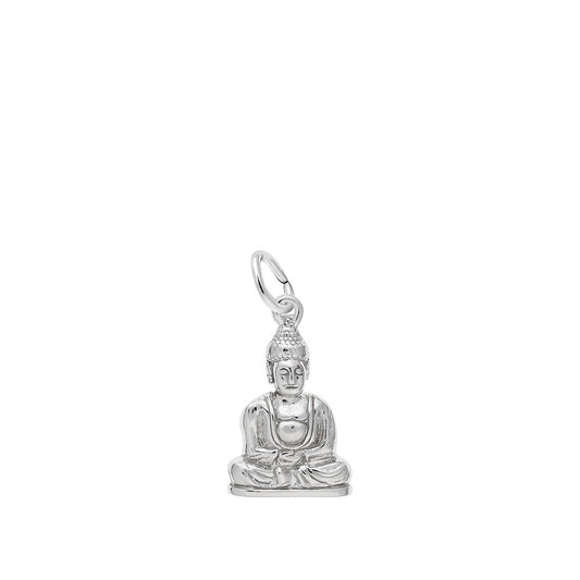 Buddha Charm in Sterling Silver