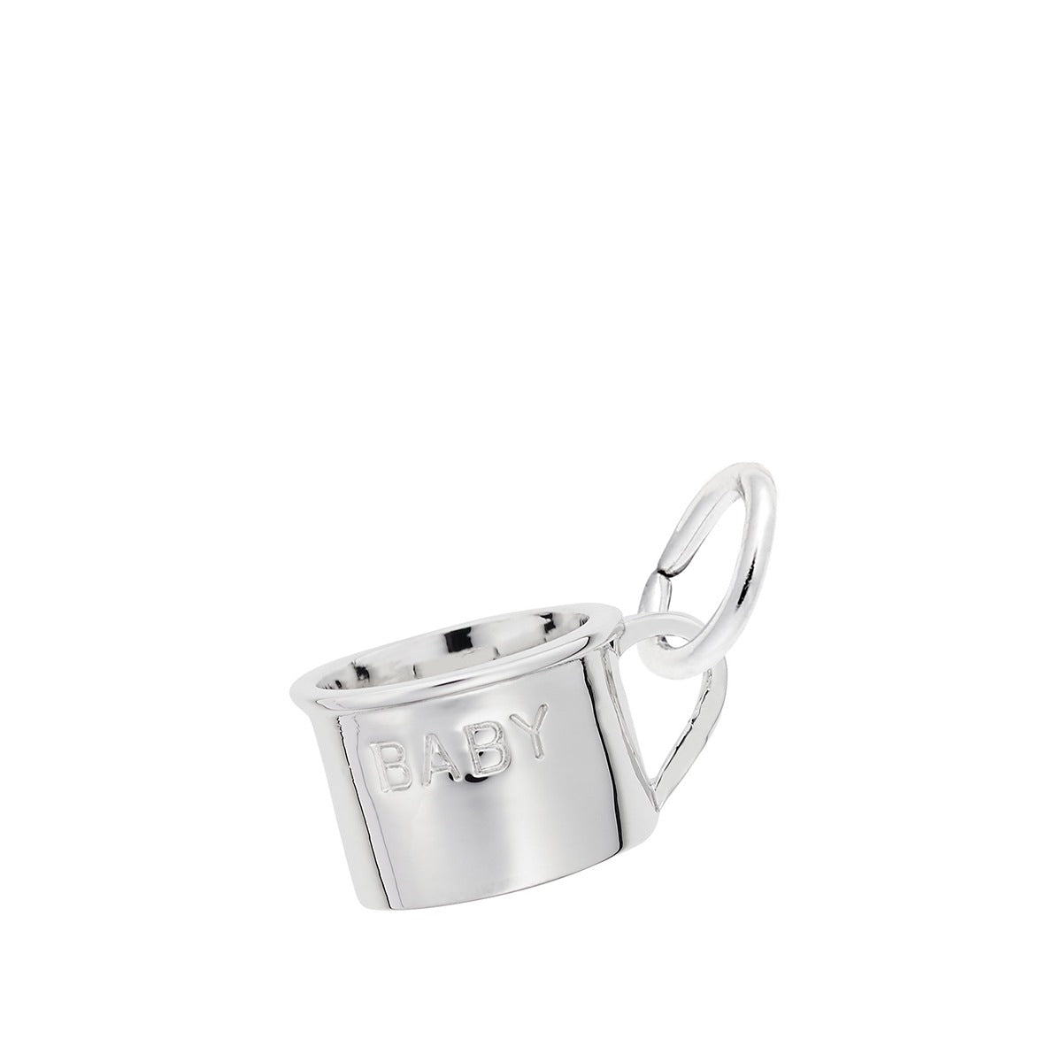 Baby Cup Charm in Sterling Silver