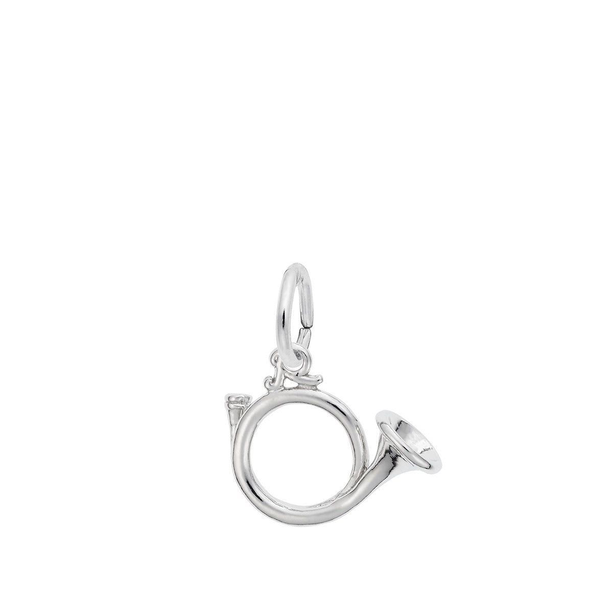Horn Charm in Sterling Silver