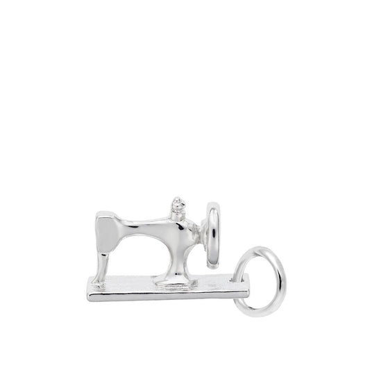 Sewing Machine Charm in Sterling Silver