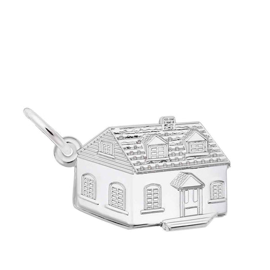 House Charm in Sterling Silver