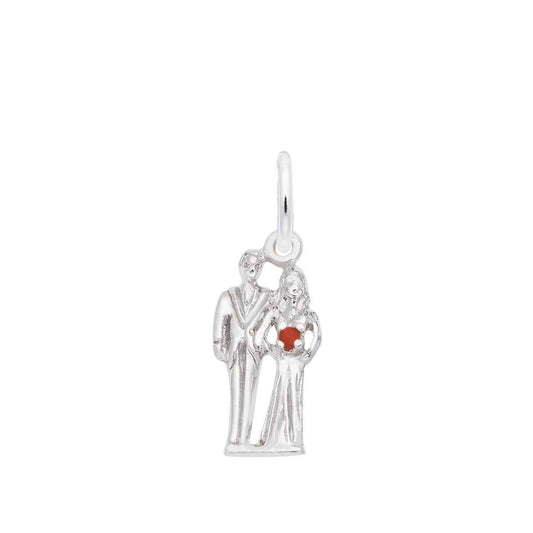 Bride & Groom Charm in Sterling Silver