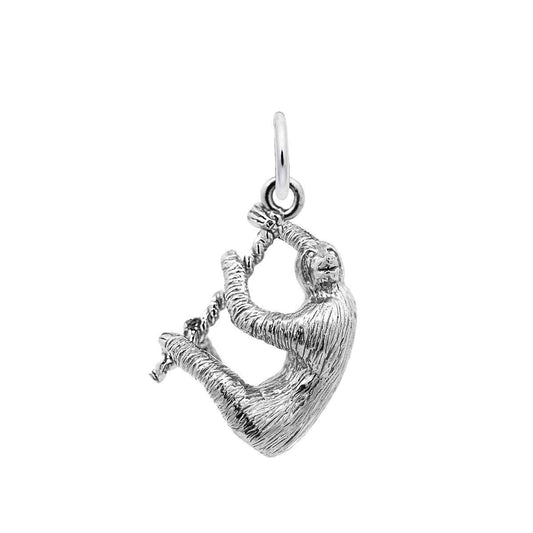 Sloth Charm in Sterling Silver