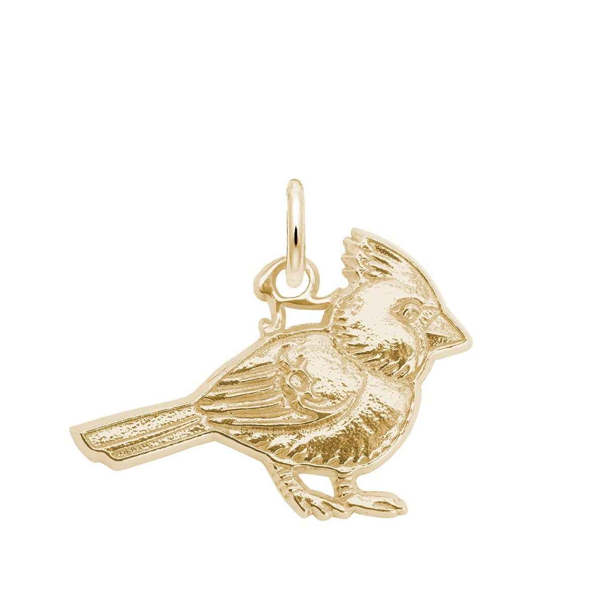Cardinal Charm in 14K Yellow Gold