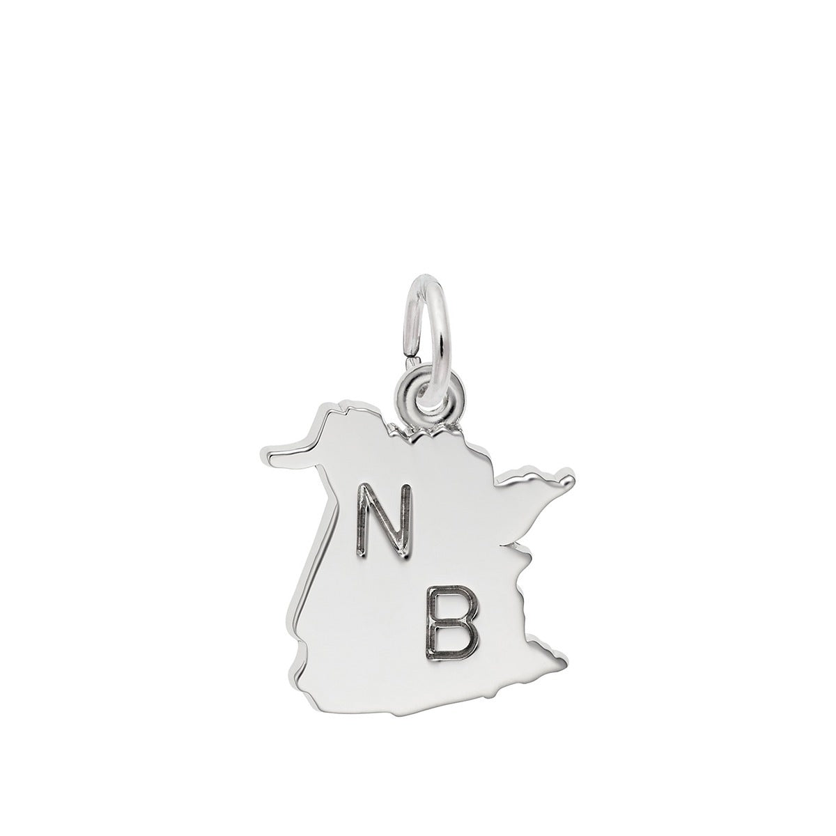 New Brunswick Charm in Sterling Silver