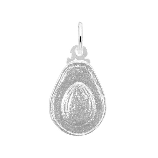 Avocado Small Charm in Sterling Silver