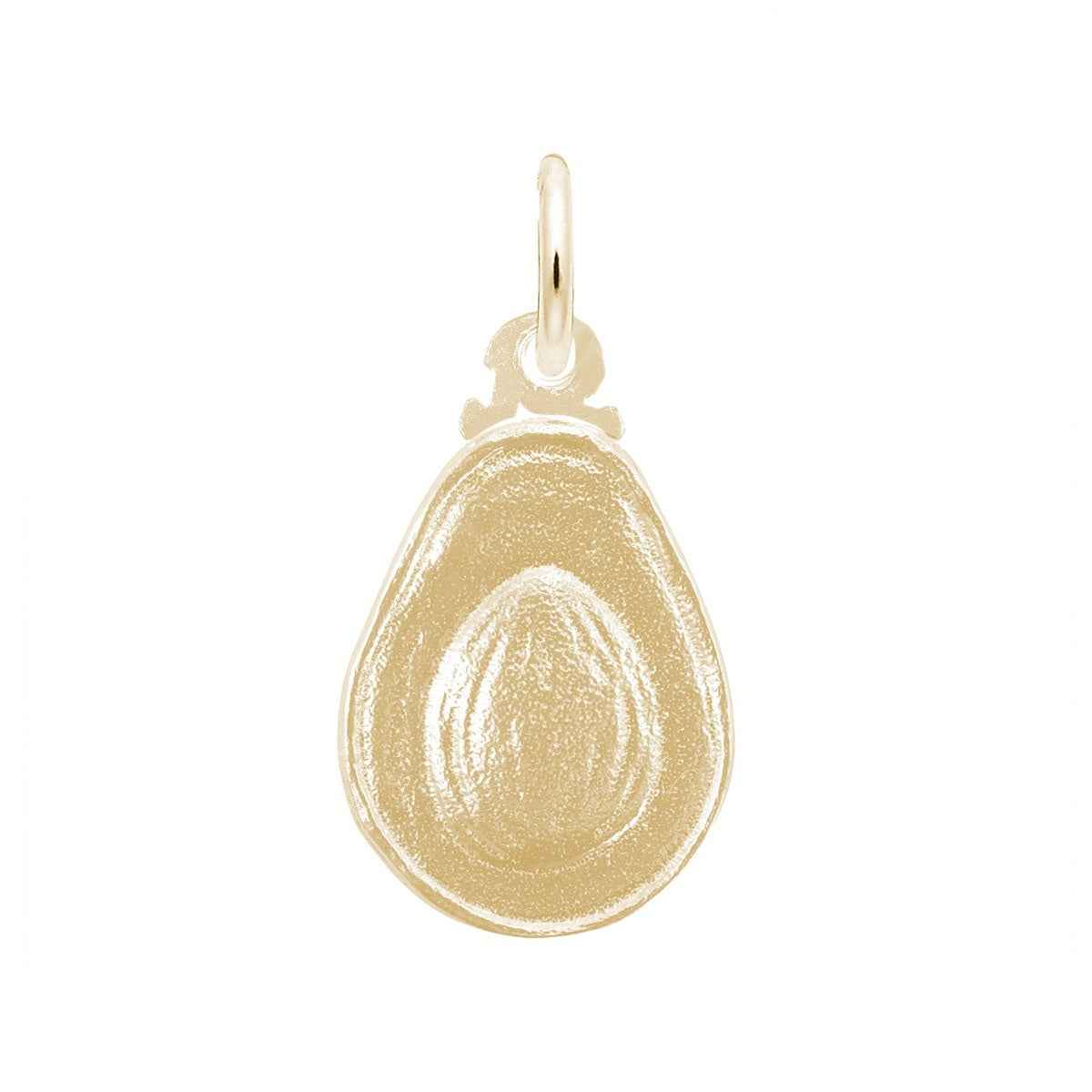 Avocado Small Charm in 14K Yellow Gold