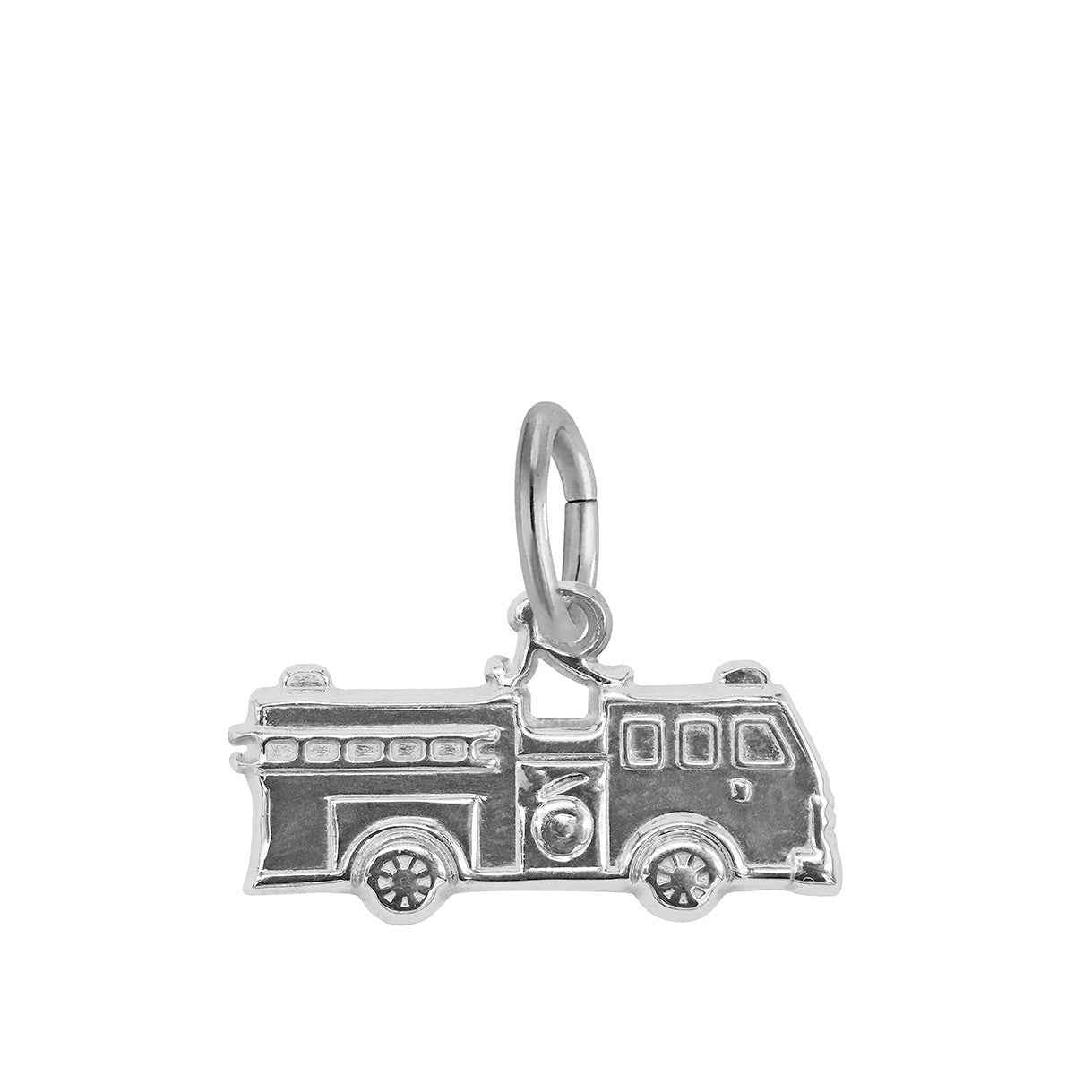 Firetruck Charm in Sterling Silver