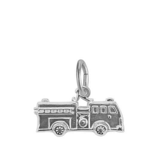 Firetruck Charm in Sterling Silver