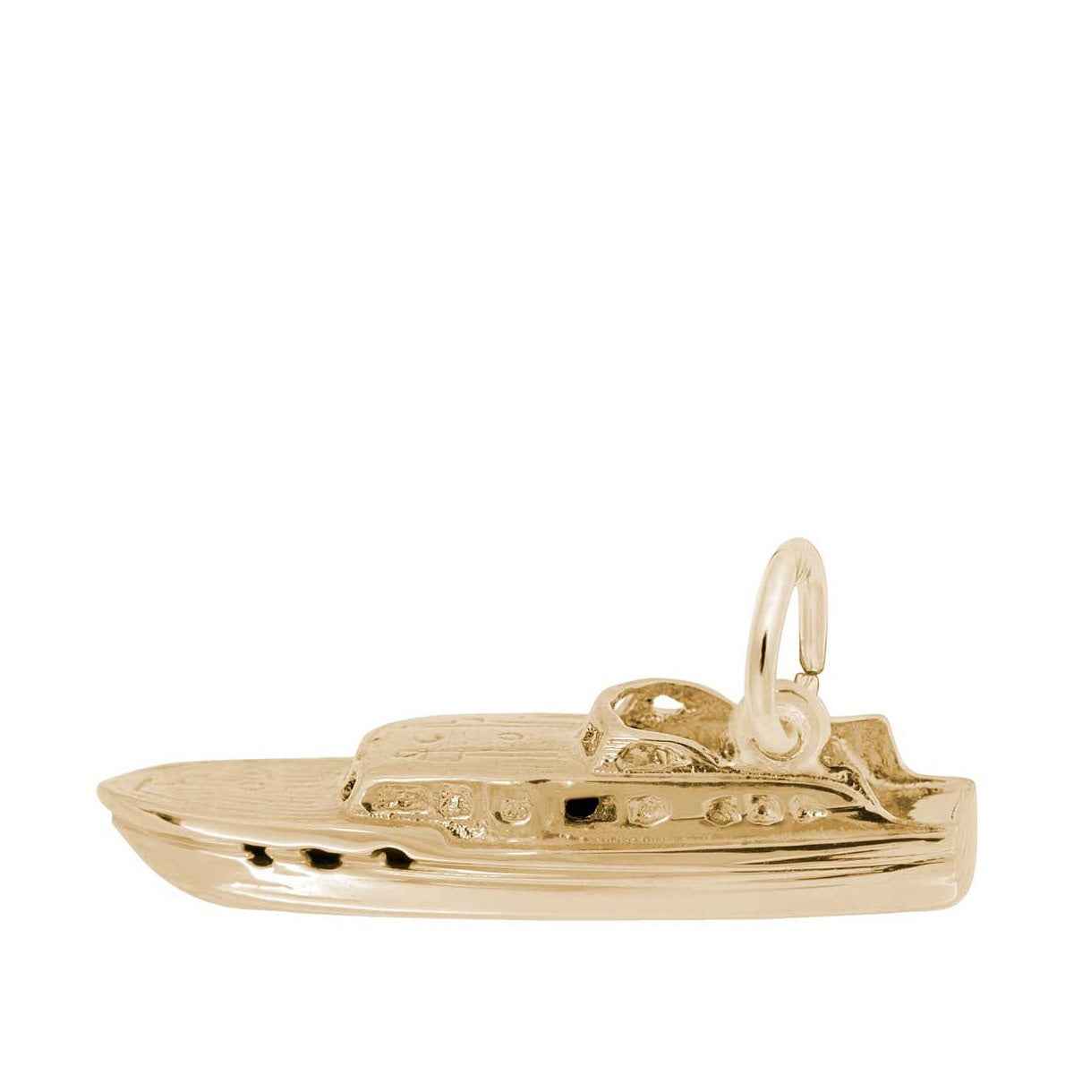 Boat Charm in 14K Yellow Gold